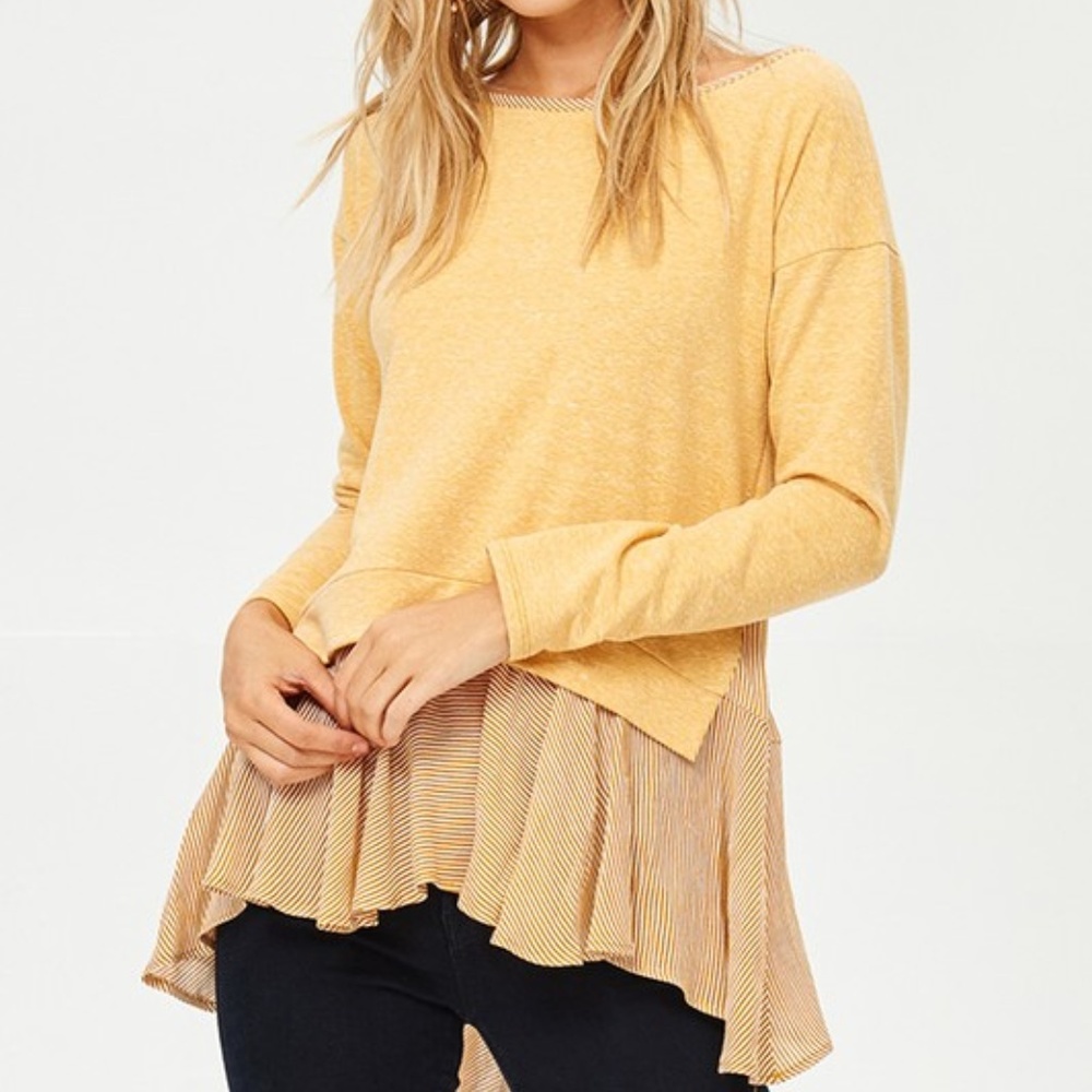 Meghan Ladies Striped Top